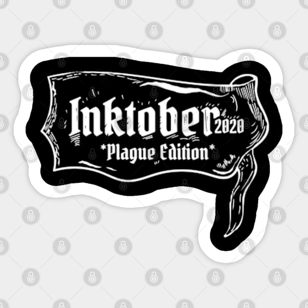 Inktober 2020 | Plague Edition Sticker by dmac